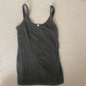 Lululemon Tight Fit Brown Nylon Tank Top Size 6